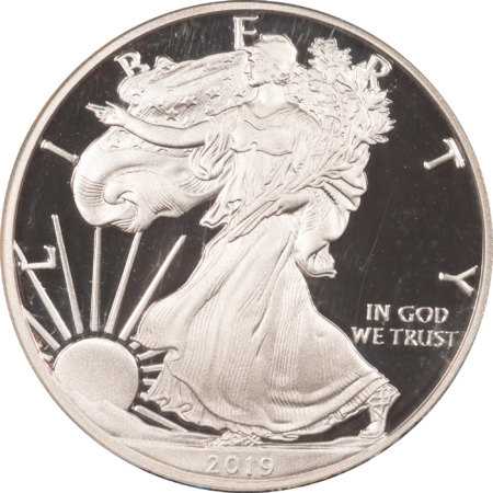 American Silver Eagles 2019-S 1 OZ PROOF AMERICAN SILVER EAGLE NGC PF-70 ULTRA CAMEO FIRST DAY OF ISSUE