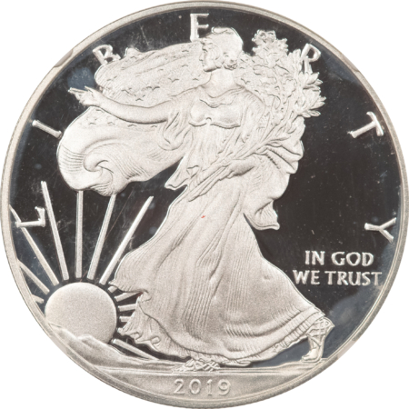American Silver Eagles 2019-W 1OZ PROOF AMERICAN SILVER EAGLE NGC PF70 UCAM CONGRATULATIONS SET 1ST DAY