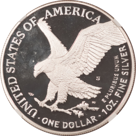 American Silver Eagles 2022-S 1OZ PROOF AMERICAN SILVER EAGLE NGC PF70 UCAM 1ST RELEASE GAUDIOSO SIGNED
