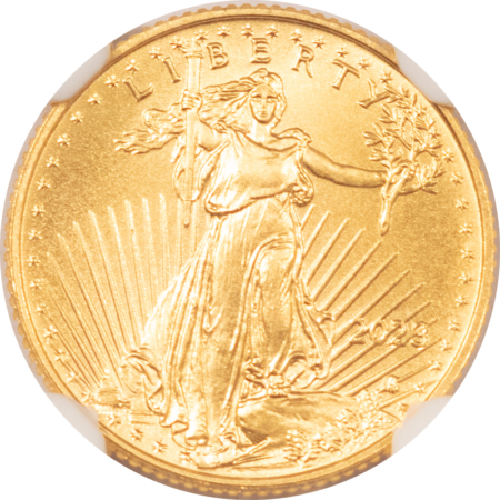 Bullion 2023 $5 AMERICAN GOLD EAGLE, 1/10 OZ – NGC MS-69