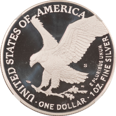 American Silver Eagles 2023-S $1 PROOF AMERICAN SILVER EAGLE 1 OZ – NGC PF-70 UCAM, FIRST DAY OF ISSUE
