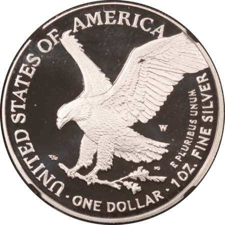 American Silver Eagles 2023-W $1 PROOF AMERICAN SILVER EAGLE 1 OZ – NGC PF-70 UCAM, FDI, CABRAL SIGNED!