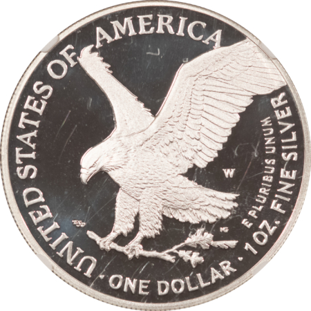 American Silver Eagles 2024-W 1 OZ PROOF AMERICAN SILVER EAGLE NGC PF-70 UCAM CONGRATULATIONS EARLY REL