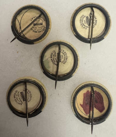 New Store Items 1908 WILLIAM TAFT LOT OF 5-7/8″ CAMPAIGN BUTTONS-“FIRST VOTERS TAFT LEAGUE” EXC!