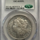 CAC Approved Coins SCARCE 1889-CC MORGAN DOLLAR, CACGS AU-50, CHOICE AU & A SEMI-KEY DATE!