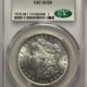 CAC Approved Coins 1893 MORGAN DOLLAR, CACGS AU-55 PL, FRESH W/ UNC APPEARANCE & REFLECTIVE FIELDS!