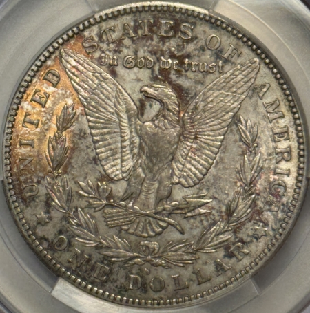 CAC Approved Coins SCARCE 1895-S MORGAN DOLLAR, CACGS AU-55, VERY CHOICE AU & A SEMI-KEY DATE!