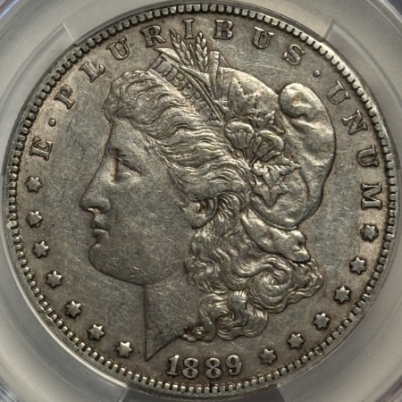 CAC Approved Coins SCARCE 1889-CC MORGAN DOLLAR, CACGS AU-50, CHOICE AU & A SEMI-KEY DATE!
