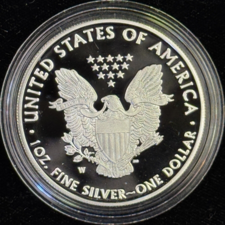 American Silver Eagles 2020-W V75 PROOF 1 OZ AMERICAN SILVER EAGLE, WW2, PROOF BOX/COA. SMALL BLEMISHES