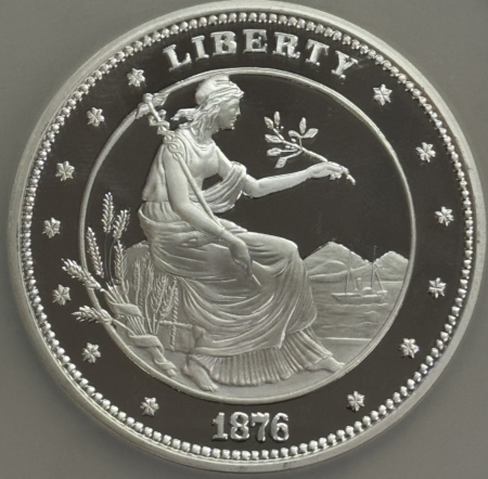 Bullion GEORGE T MORGAN $100 UNION 5OZ .999 FINE SILVER PRIVATE ISSUE NGC GEM PROOF UCAM