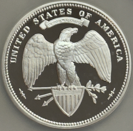 Bullion GEORGE T MORGAN $100 UNION 5OZ .999 FINE SILVER PRIVATE ISSUE NGC GEM PROOF UCAM
