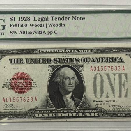 New Store Items 1928 $1 LEGAL TENDER RED SEAL U.S. NOTE FR#1500 PMG GEM UNCIRCULATED 65 EPQ, WOW New Store Items 1928 $1 LEGAL TENDER RED SEAL U.S. NOTE FR#1500 PMG GEM UNCIRCULATED 65 EPQ, WOW
