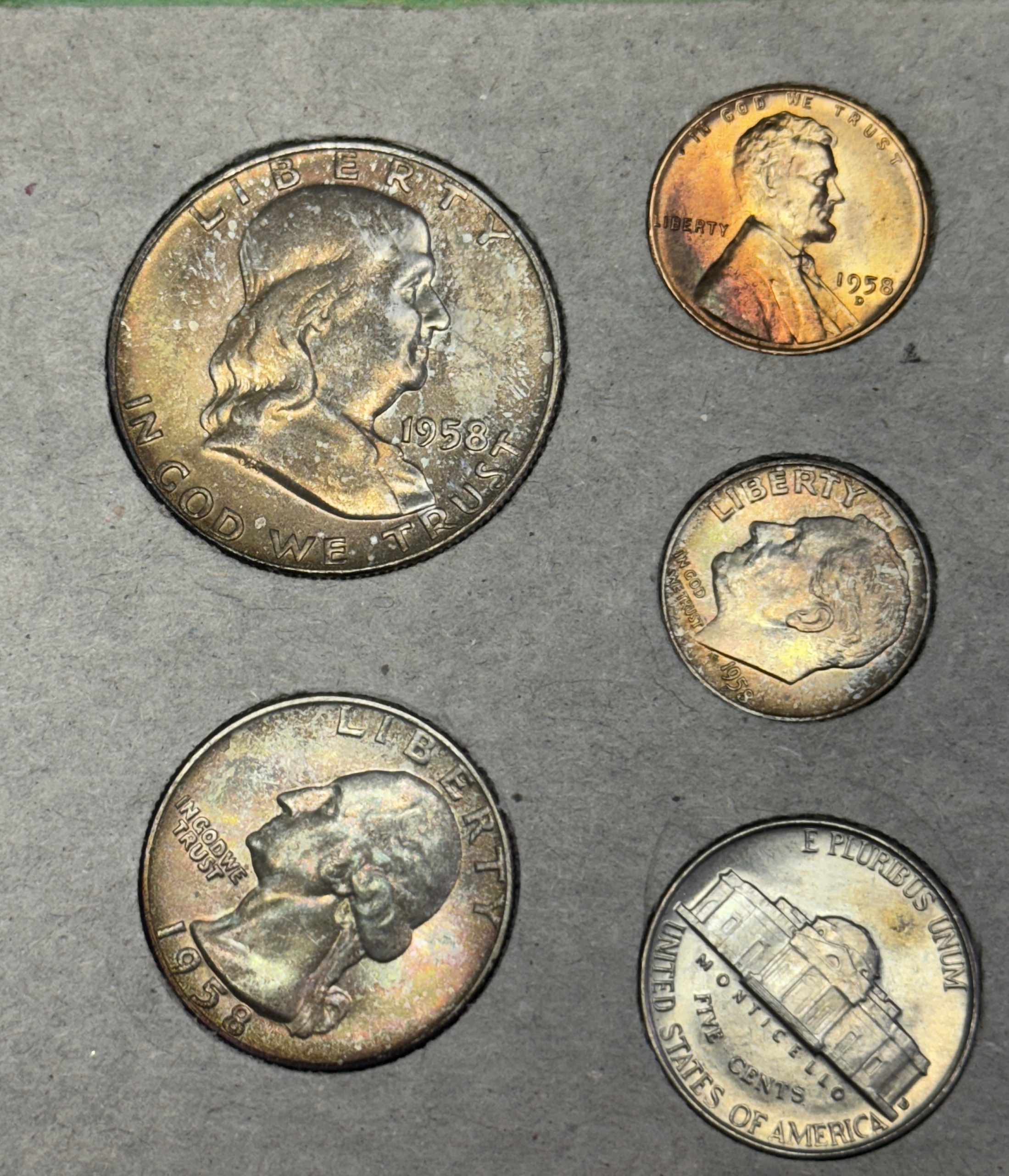 New Store Items 1958 ORIGINAL 20 COIN U.S. DOUBLE MINT SET GEM UNCIRCULATED W/ ALL OGP, GORGEOUS New Store Items 1958 ORIGINAL 20 COIN U.S. DOUBLE MINT SET GEM UNCIRCULATED W/ ALL OGP, GORGEOUS