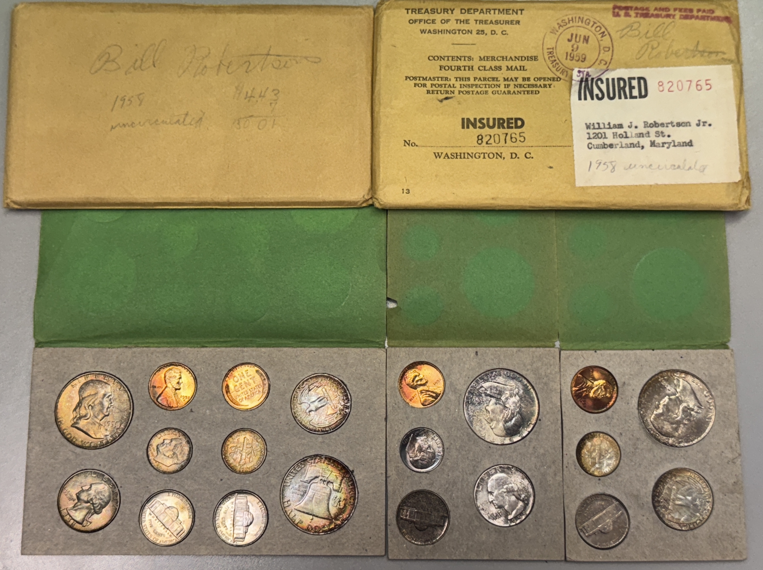 New Store Items 1958 ORIGINAL 20 COIN U.S. DOUBLE MINT SET GEM UNCIRCULATED W/ ALL OGP, GORGEOUS New Store Items 1958 ORIGINAL 20 COIN U.S. DOUBLE MINT SET GEM UNCIRCULATED W/ ALL OGP, GORGEOUS