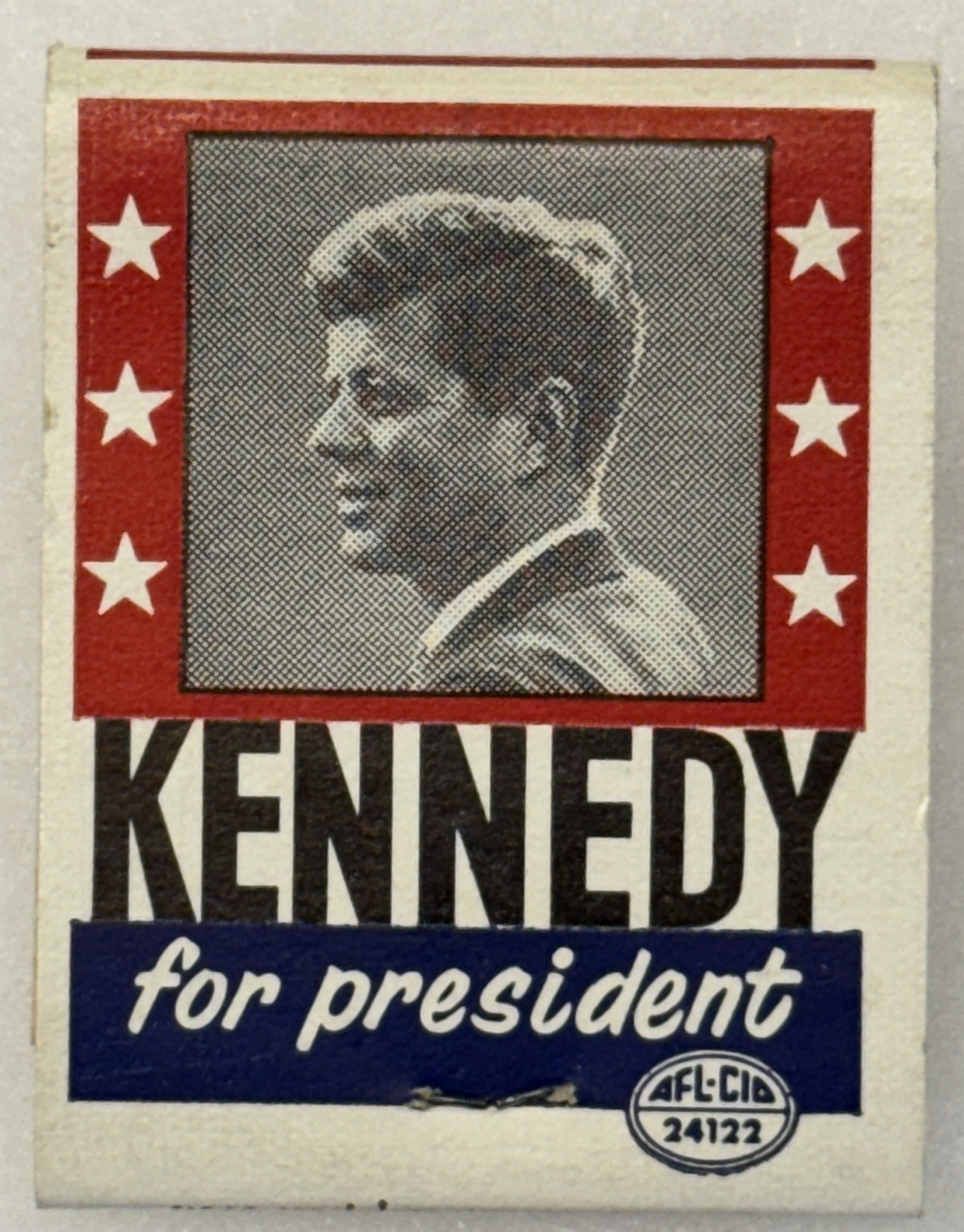 New Store Items 1960 1 1/4″x2″ JOHN F. KENNEDY “KENNEDY FOR PRESIDENT” GRAPHIC MATCHBOOK NR-MINT New Store Items 1960 1 1/4″x2″ JOHN F. KENNEDY “KENNEDY FOR PRESIDENT” GRAPHIC MATCHBOOK NR-MINT