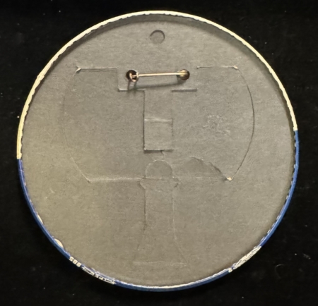 New Store Items 1960 JFK 6″ “FOR PRESIDENT JOHN F. KENNEDY” CELLULOID CAMPAIGN BUTTON-NEAR MINT!
