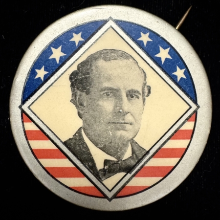 New Store Items 1896 WILLIAM J BRYAN 2 1/4″ CELLULOID CAMPAIGN BUTTON, VG+ BUT LOOKS EXCELLENT!