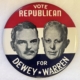 New Store Items 1948 7/8″ HARRY S. TRUMAN “FORWARD WITH, NO RETREAT” CAMPAIGN BUTTON-BRIGHT/MINT