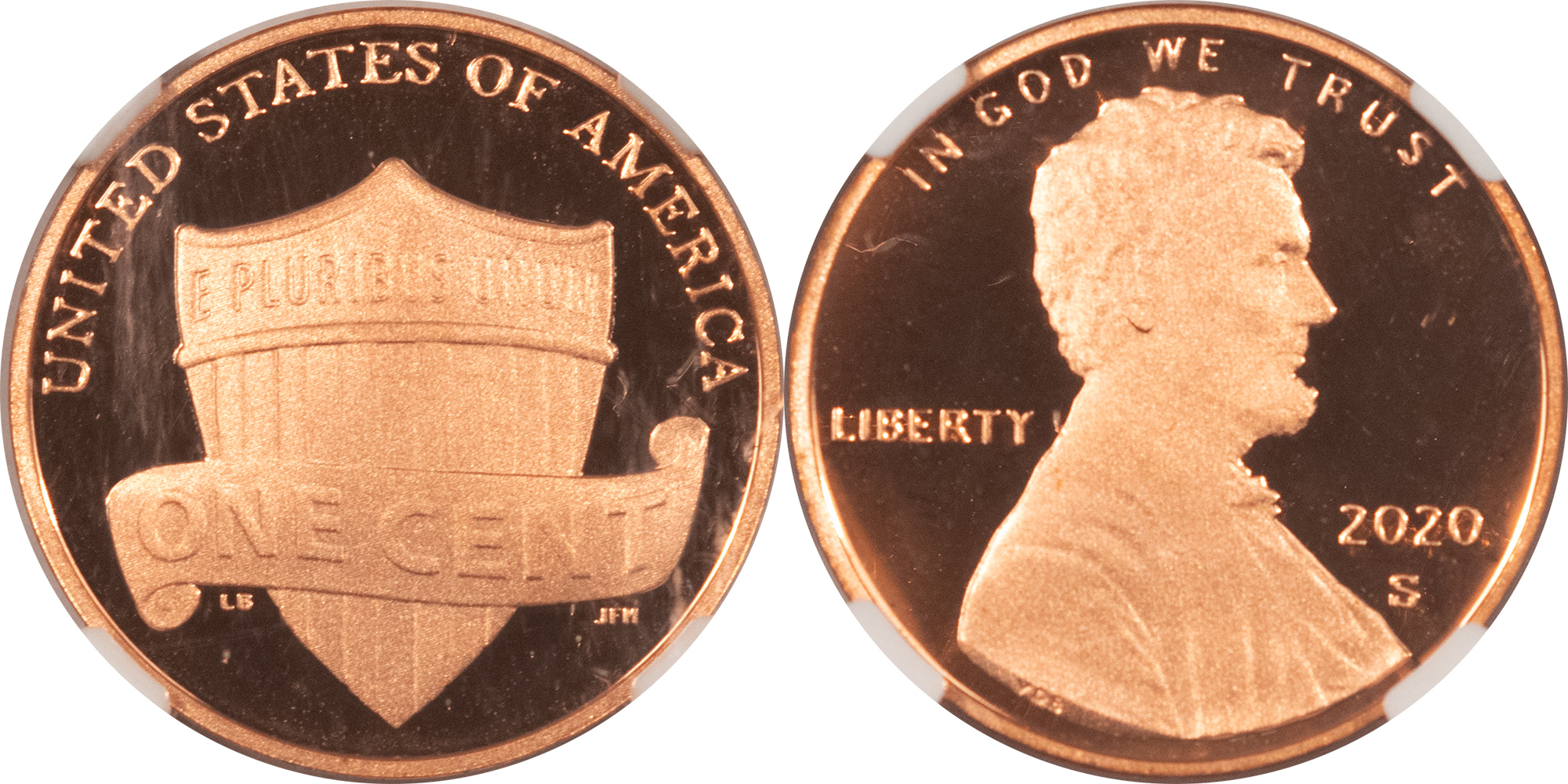 Lincoln Cents (Wheat) 1958, 2019S, 2020S LINCOLN CENTS, 2006S JEFFERSON 5C LOT OF 4 NGC MS-65 RD/PF-69 Lincoln Cents (Wheat) 1958, 2019S, 2020S LINCOLN CENTS, 2006S JEFFERSON 5C LOT OF 4 NGC MS-65 RD/PF-69