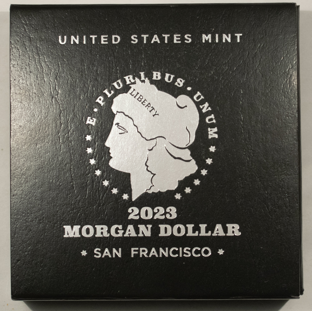 Dollars 2023-S PRIVY $1 PROOF MORGAN DOLLAR SILVER COMMEMORATIVE – GEM PROOF, MINT PKG Dollars 2023-S PRIVY $1 PROOF MORGAN DOLLAR SILVER COMMEMORATIVE – GEM PROOF, MINT PKG
