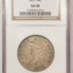 Early Halves 1811 CAPPED BUST HALF DOLLAR, SMALL 8 – NGC AU-53 FLASHY Early Halves 1811 CAPPED BUST HALF DOLLAR, SMALL 8 – NGC AU-53 FLASHY