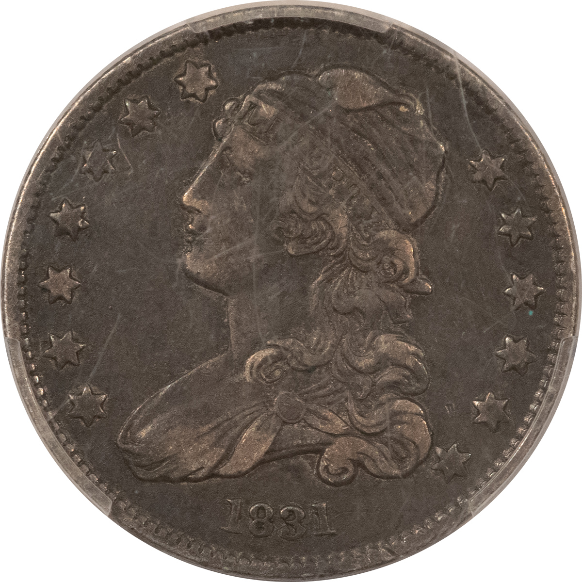 Capped Bust Quarters 1831 CAPPED BUST QUARTER, LARGE LETTERS – PCGS XF-40 Capped Bust Quarters 1831 CAPPED BUST QUARTER, LARGE LETTERS – PCGS XF-40