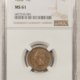 Indian 1863 INDIAN CENT – PCGS MS-62