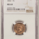 Indian 1860 INDIAN CENT – NGC MS-64 FRESH & FLASHY Indian 1860 INDIAN CENT – NGC MS-64 FRESH & FLASHY