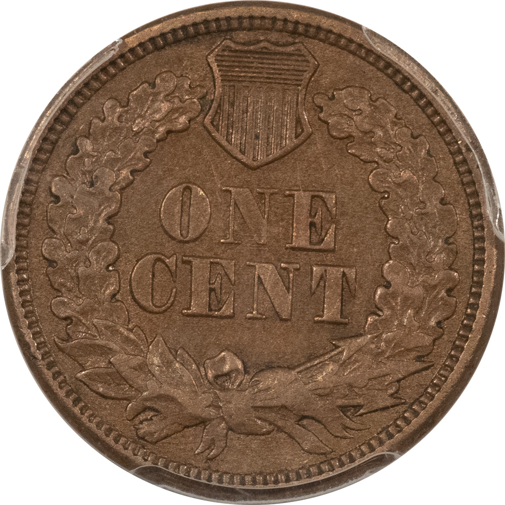 Indian 1864 INDIAN CENT, COPPER NICKEL – PCGS AU-55 Indian 1864 INDIAN CENT, COPPER NICKEL – PCGS AU-55