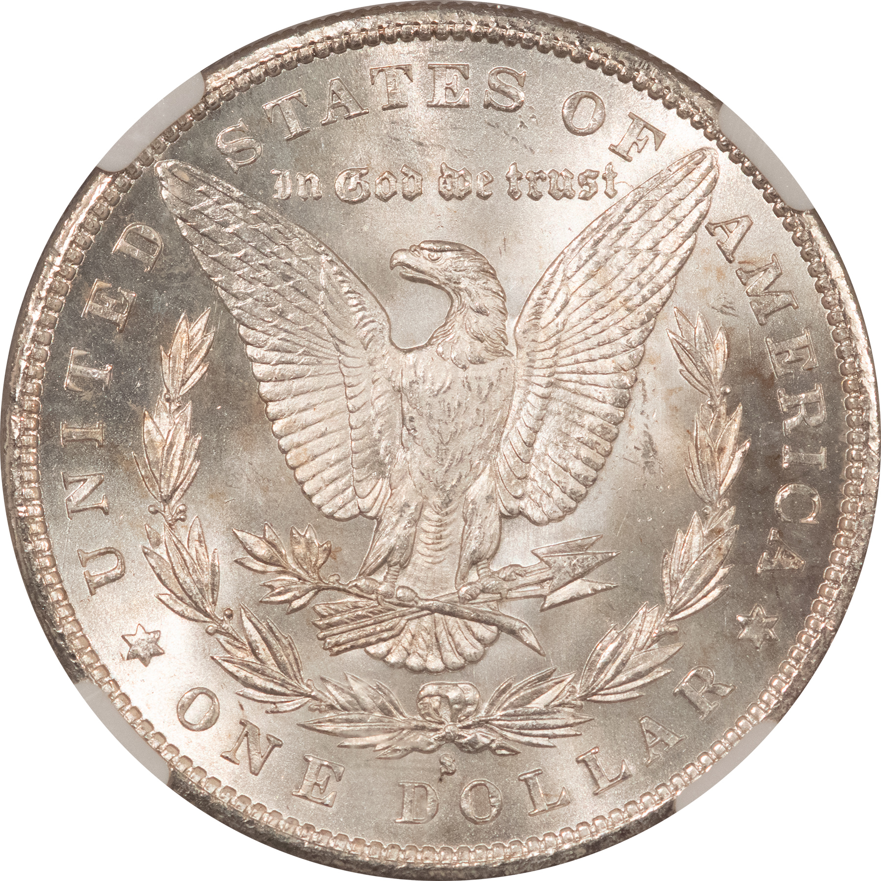 Dollars 1879-S $1 MORGAN DOLLAR – NGC MS-63, BLAST WHITE! Dollars 1879-S $1 MORGAN DOLLAR – NGC MS-63, BLAST WHITE!