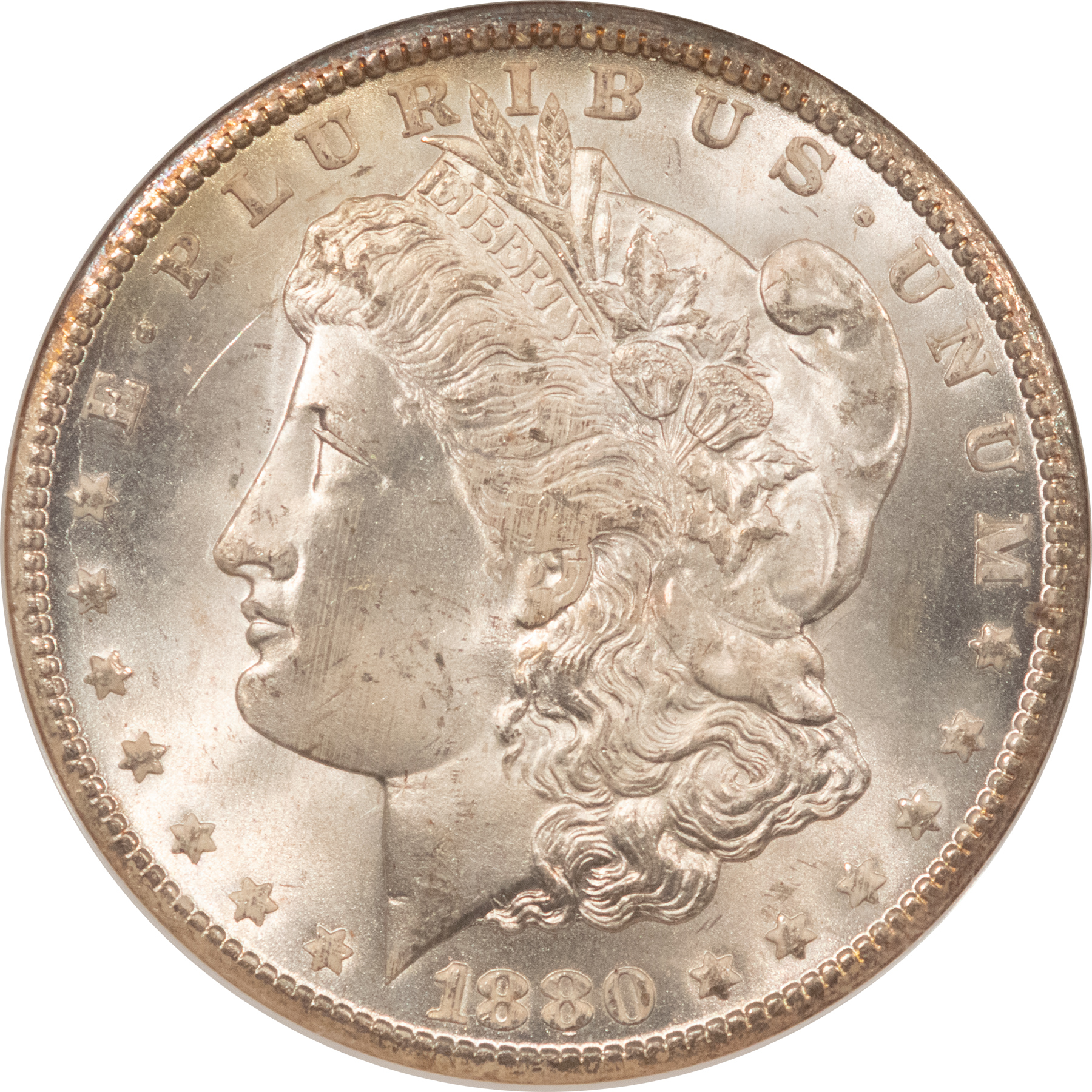 Dollars 1880-CC $1 MORGAN DOLLAR – NGC MS-65, FRESH WHITE GEM! CARSON CITY! Dollars 1880-CC $1 MORGAN DOLLAR – NGC MS-65, FRESH WHITE GEM! CARSON CITY!