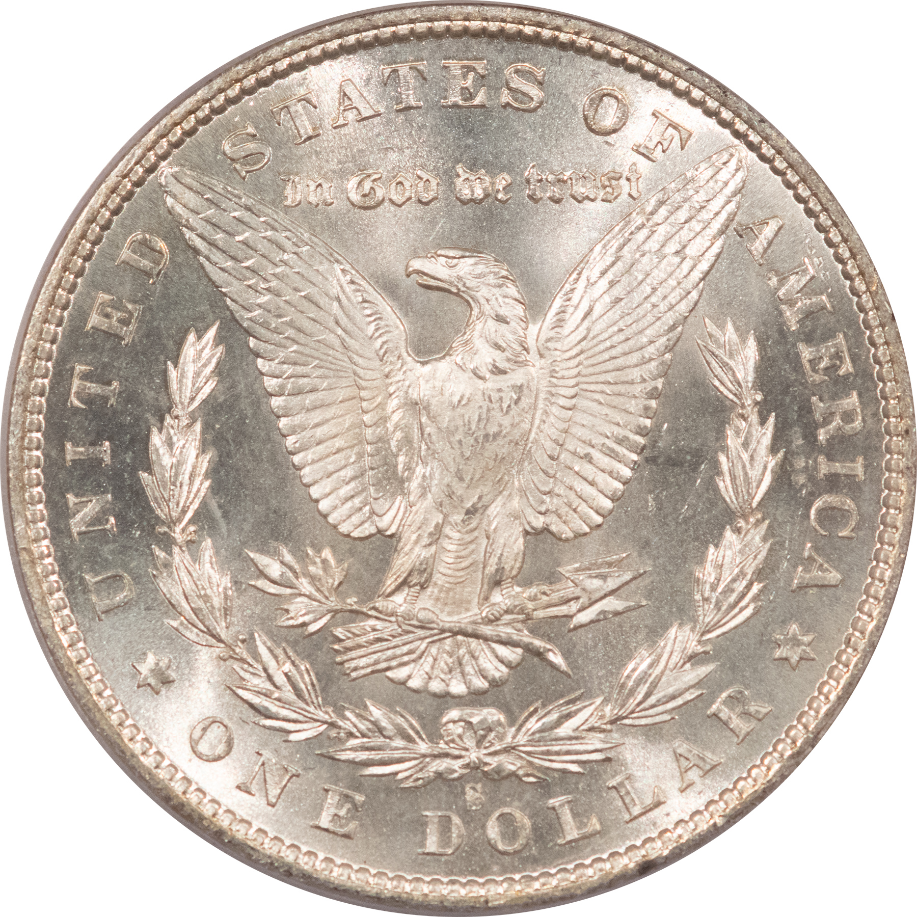 Dollars 1880-S $1 MORGAN DOLLAR – PCGS MS-64, WHITE & FLASHY! Dollars 1880-S $1 MORGAN DOLLAR – PCGS MS-64, WHITE & FLASHY!