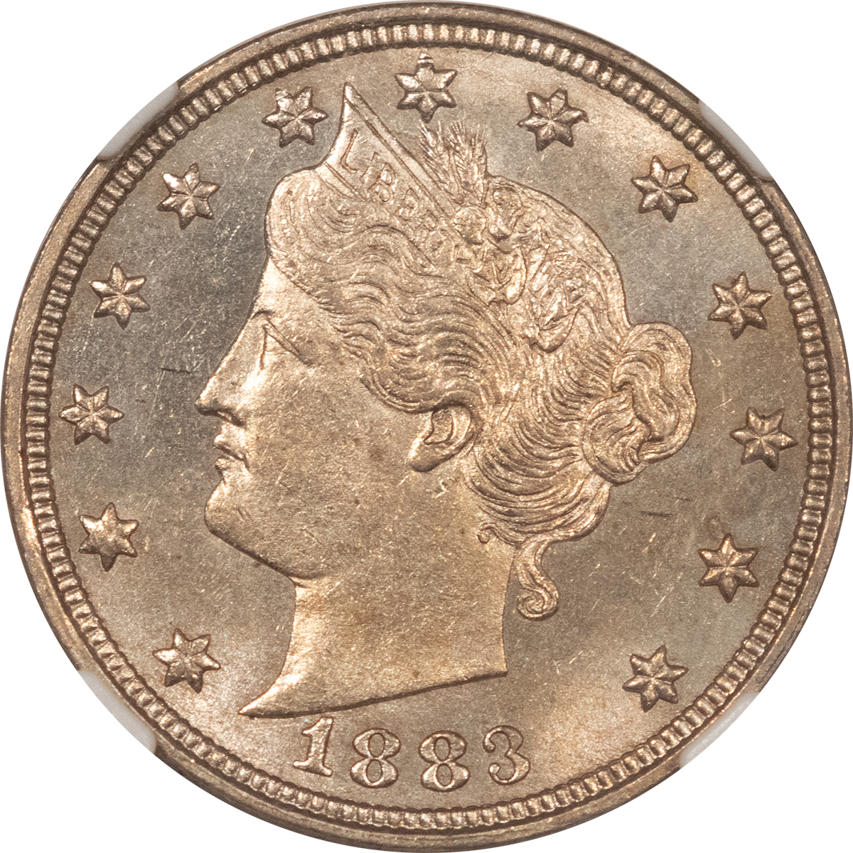 Liberty Nickels 1883 NO CENTS LIBERTY NICKEL – NGC MS-63, PREMIUM QUALITY! Liberty Nickels 1883 NO CENTS LIBERTY NICKEL – NGC MS-63, PREMIUM QUALITY!