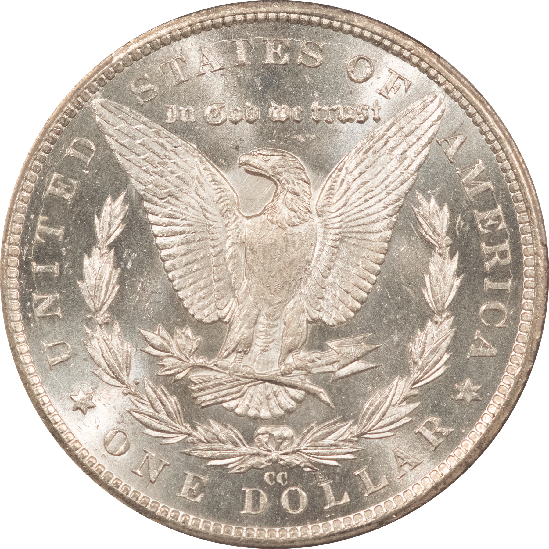 Dollars 1883-CC $1 MORGAN DOLLAR – PCGS MS-63 BLAST WHITE, LOOKS PL! CARSON CITY! Dollars 1883-CC $1 MORGAN DOLLAR – PCGS MS-63 BLAST WHITE, LOOKS PL! CARSON CITY!