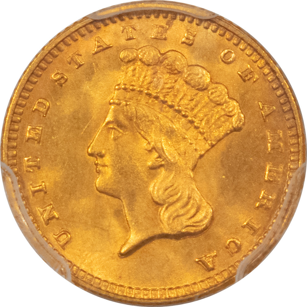 $1 1889 TYPE 3 $1 GOLD DOLLAR – PCGS MS-64 FRESH & ATTRACTIVE! $1 1889 TYPE 3 $1 GOLD DOLLAR – PCGS MS-64 FRESH & ATTRACTIVE!