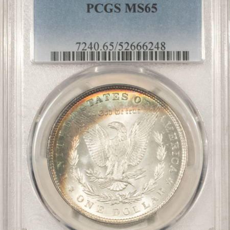 Dollars 1896 $1 MORGAN DOLLAR – PCGS MS-65, PRETTY GEM!