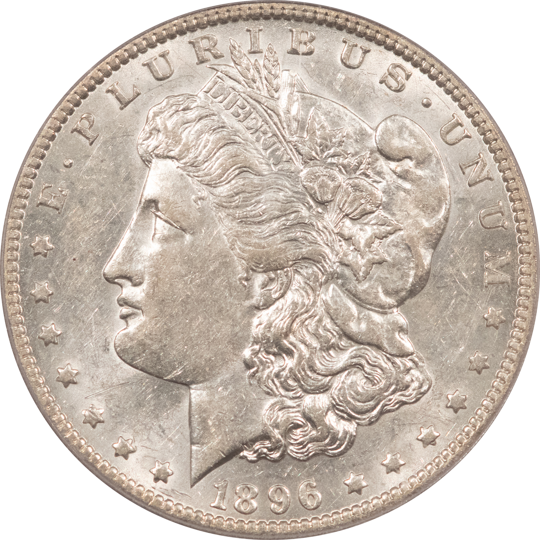 Dollars 1896-O $1 MORGAN DOLLAR – PCGS AU-55, FRESH & LUSTROUS! Dollars 1896-O $1 MORGAN DOLLAR – PCGS AU-55, FRESH & LUSTROUS!