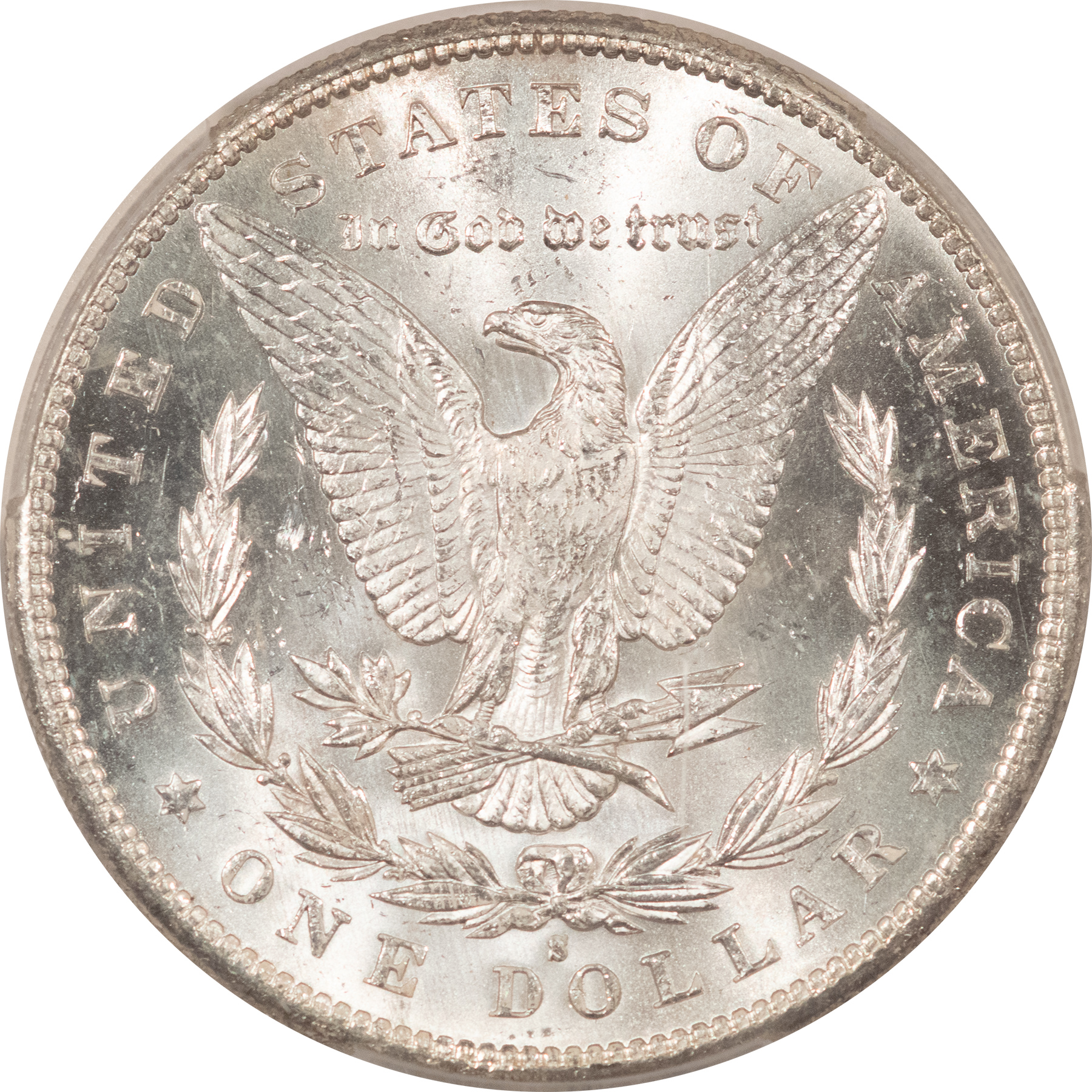 Dollars 1897-S $1 MORGAN DOLLAR – PCGS MS-64, BLAST WHITE & PREMIUM QUALITY! Dollars 1897-S $1 MORGAN DOLLAR – PCGS MS-64, BLAST WHITE & PREMIUM QUALITY!
