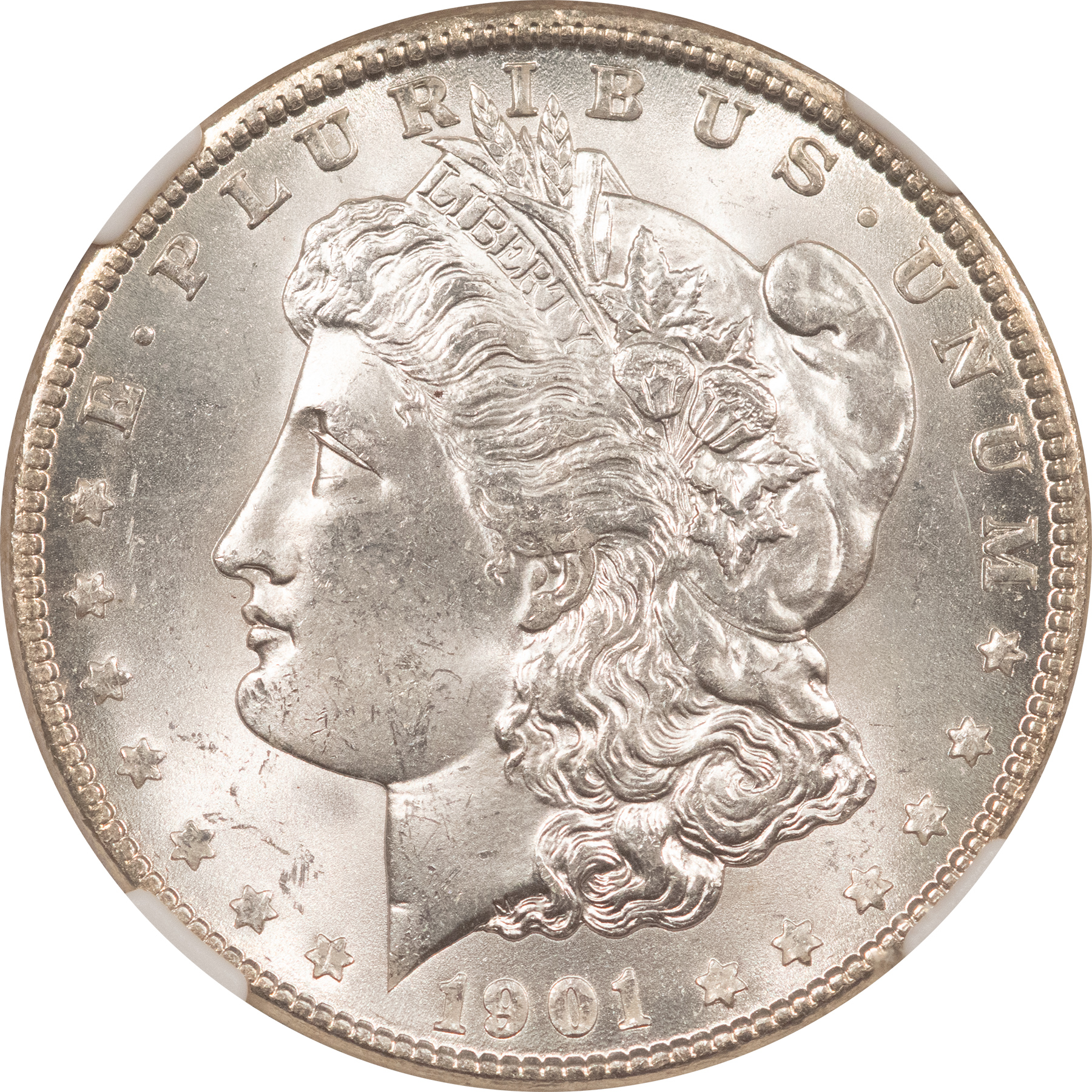 Dollars 1901-O $1 MORGAN DOLLAR – NGC MS-63, BLAST WHITE! Dollars 1901-O $1 MORGAN DOLLAR – NGC MS-63, BLAST WHITE!