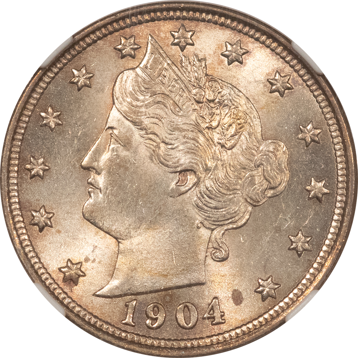 Liberty Nickels 1904 LIBERTY NICKEL – NGC MS-62 Liberty Nickels 1904 LIBERTY NICKEL – NGC MS-62