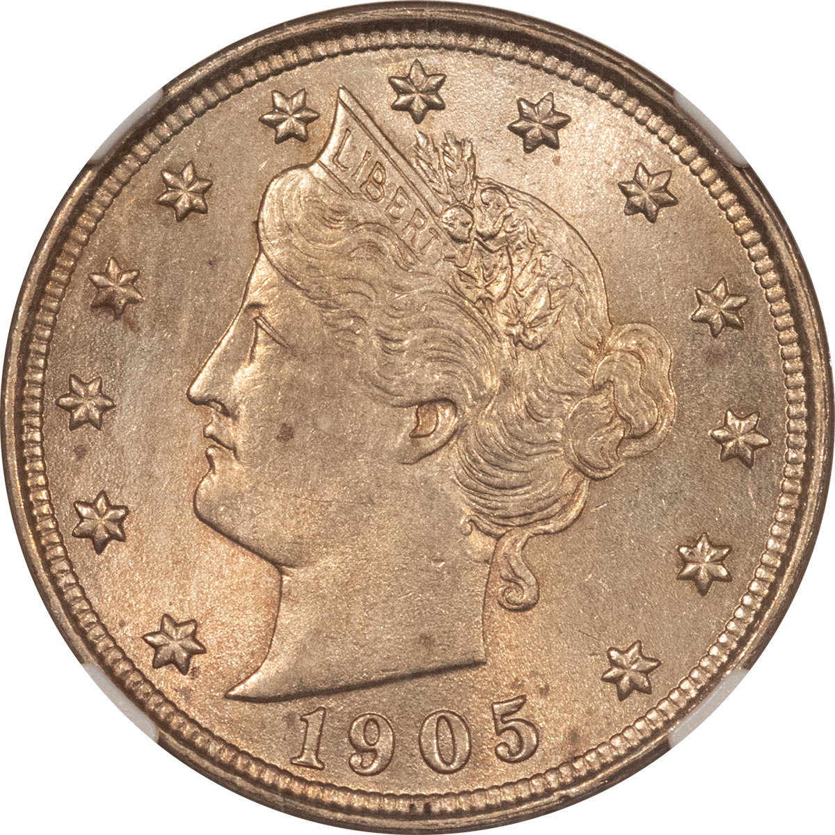 Liberty Nickels 1905 LIBERTY NICKEL – NGC MS-62 Liberty Nickels 1905 LIBERTY NICKEL – NGC MS-62
