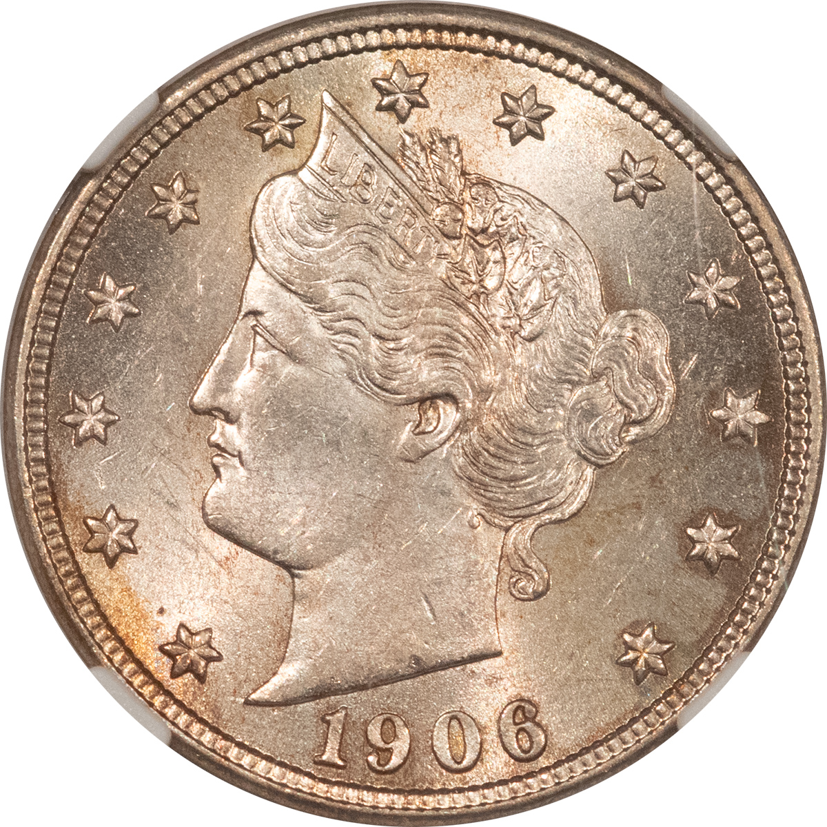 Liberty Nickels 1906 LIBERTY NICKEL – NGC MS-61 Liberty Nickels 1906 LIBERTY NICKEL – NGC MS-61