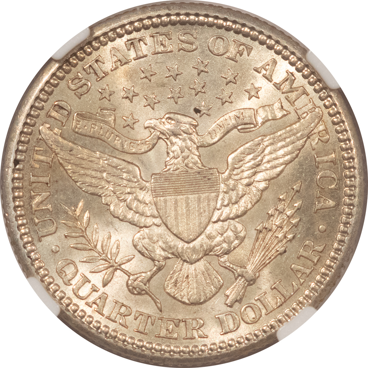 Barber Quarters 1907 BARBER QUARTER – NGC MS-61 LUSTROUS Barber Quarters 1907 BARBER QUARTER – NGC MS-61 LUSTROUS