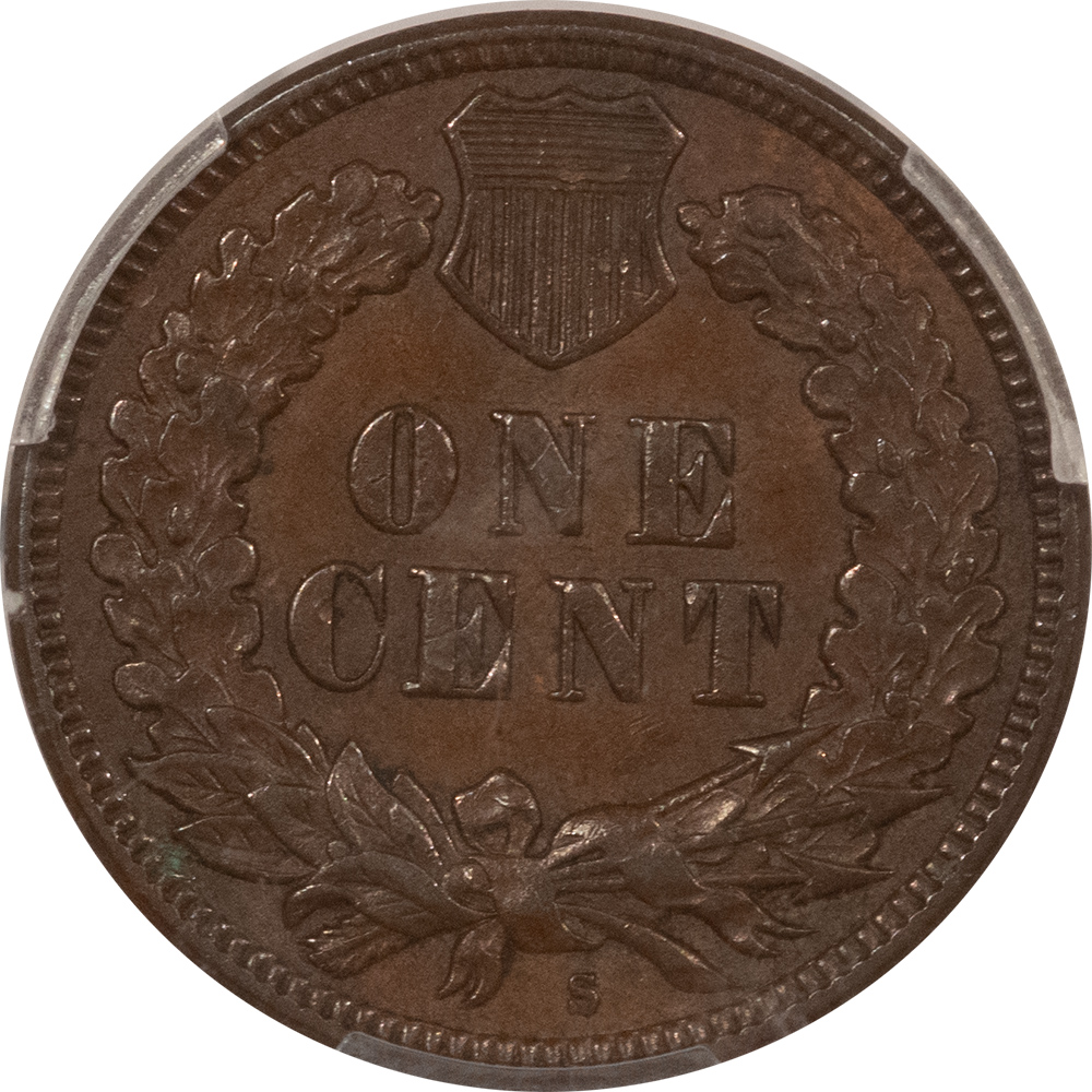 Indian 1908-S INDIAN CENT – PCGS AU-55 Indian 1908-S INDIAN CENT – PCGS AU-55