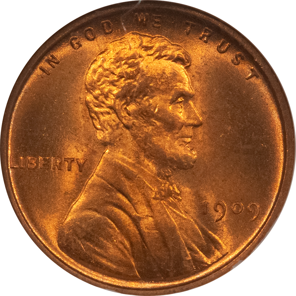Lincoln Cents (Wheat) 1909 VDB LINCOLN CENT – NGC MS-65 RD Lincoln Cents (Wheat) 1909 VDB LINCOLN CENT – NGC MS-65 RD