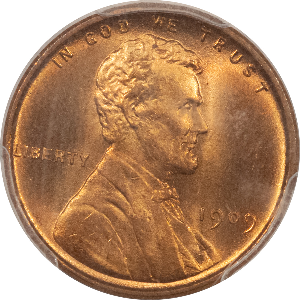 Lincoln Cents (Wheat) 1909 VDB LINCOLN CENT – PCGS MS-67 RD, SUPERB! Lincoln Cents (Wheat) 1909 VDB LINCOLN CENT – PCGS MS-67 RD, SUPERB!