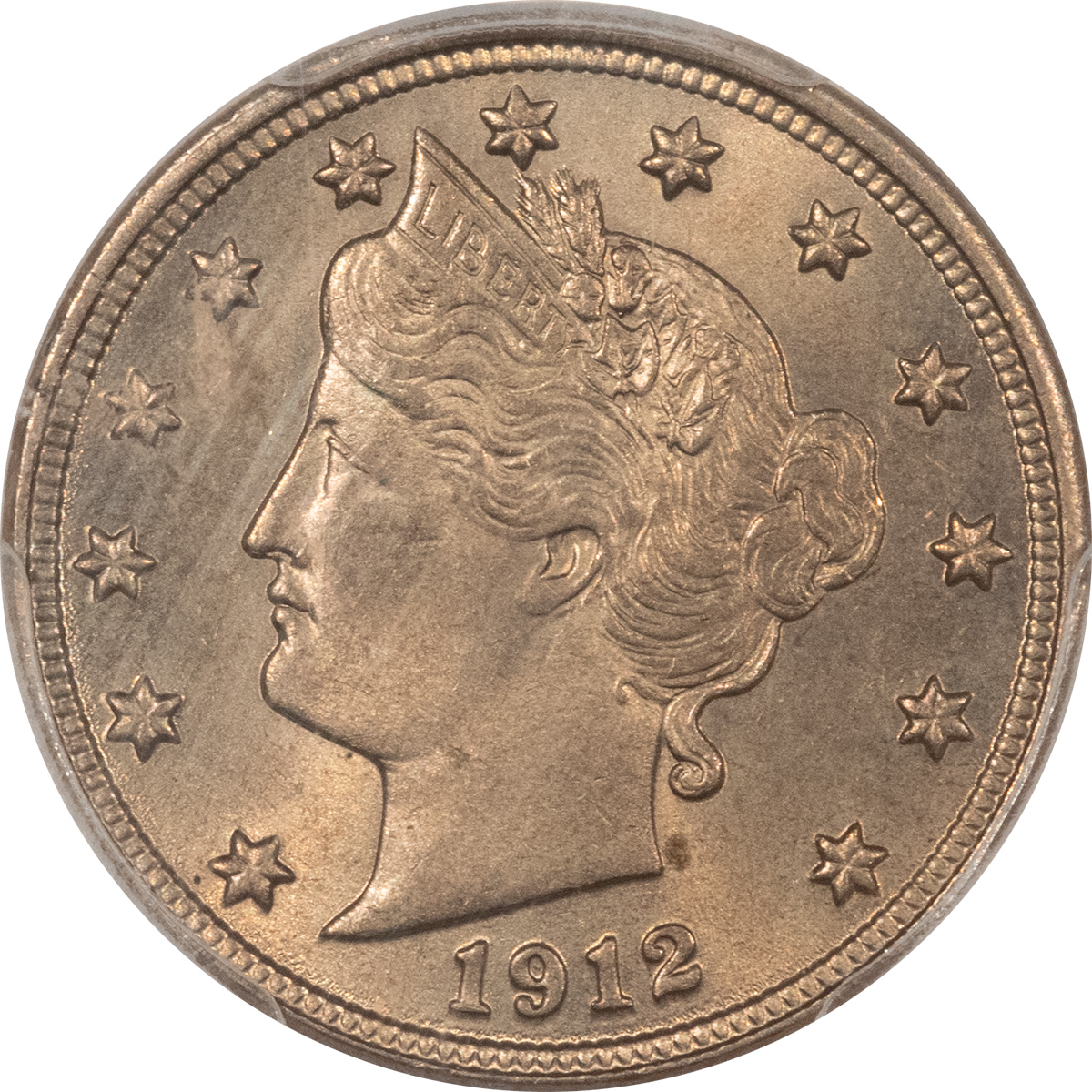 Liberty Nickels 1912 LIBERTY NICKEL – PCGS MS-63, CHOICE! Liberty Nickels 1912 LIBERTY NICKEL – PCGS MS-63, CHOICE!