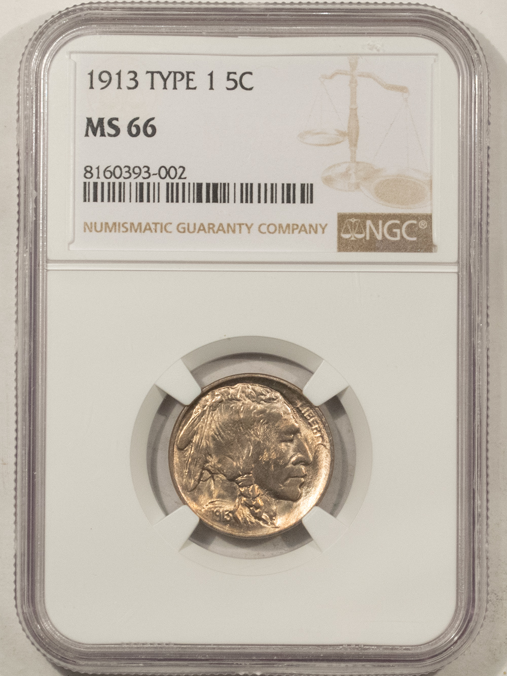 Buffalo Nickels 1913 BUFFALO NICKEL TYPE 1 – NGC MS-66, BLAZER & PREMIUM QUALITY! Buffalo Nickels 1913 BUFFALO NICKEL TYPE 1 – NGC MS-66, BLAZER & PREMIUM QUALITY!