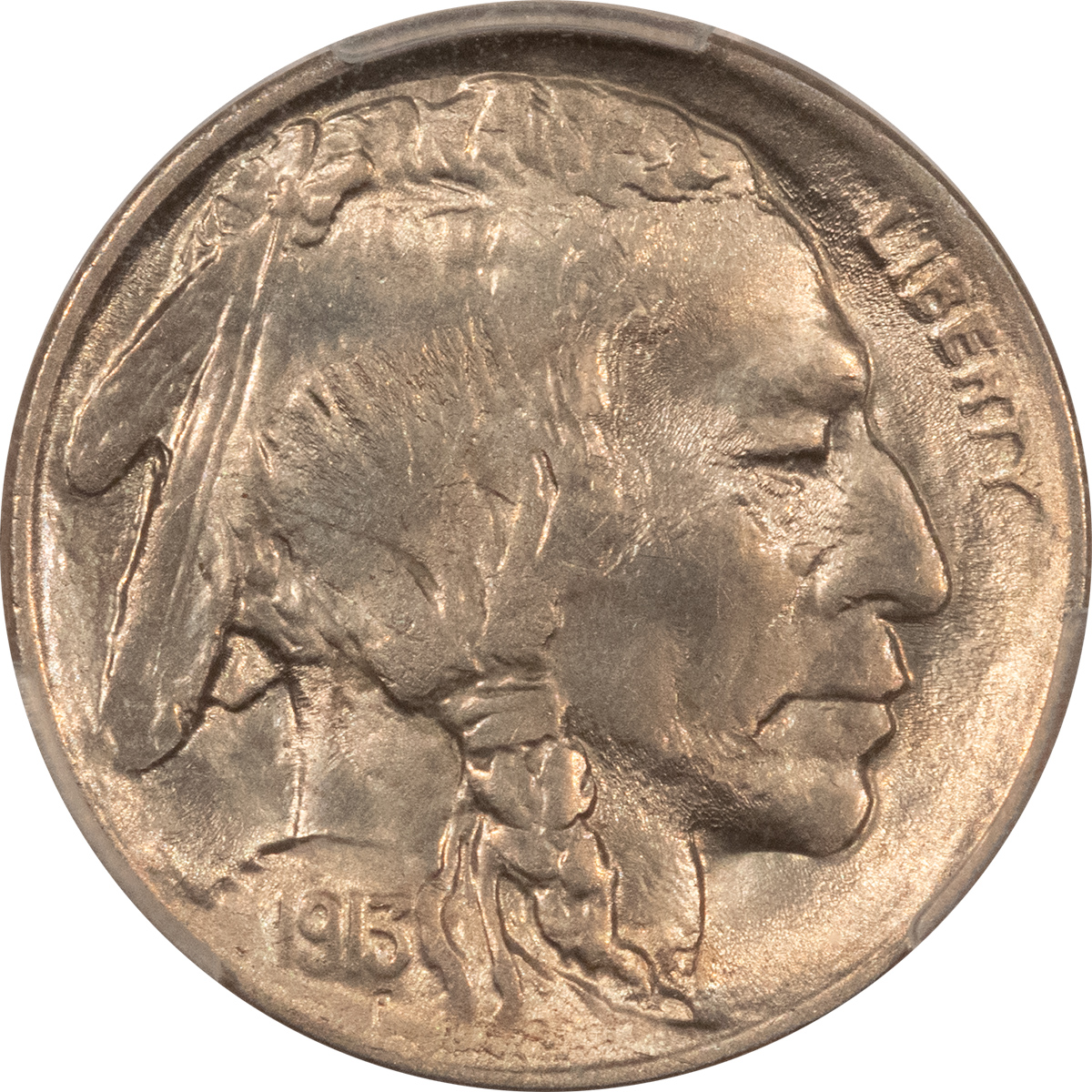 Buffalo Nickels 1913 BUFFALO NICKEL, TYPE 1 – PCGS MS-65, LOOKS 66! PREMIUM QUALITY! Buffalo Nickels 1913 BUFFALO NICKEL, TYPE 1 – PCGS MS-65, LOOKS 66! PREMIUM QUALITY!
