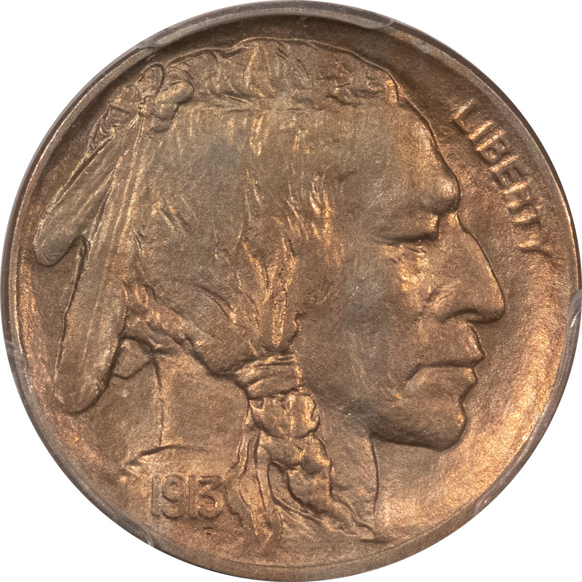 Buffalo Nickels 1913-D BUFFALO NICKEL, TYPE 1 – PCGS AU-58 Buffalo Nickels 1913-D BUFFALO NICKEL, TYPE 1 – PCGS AU-58